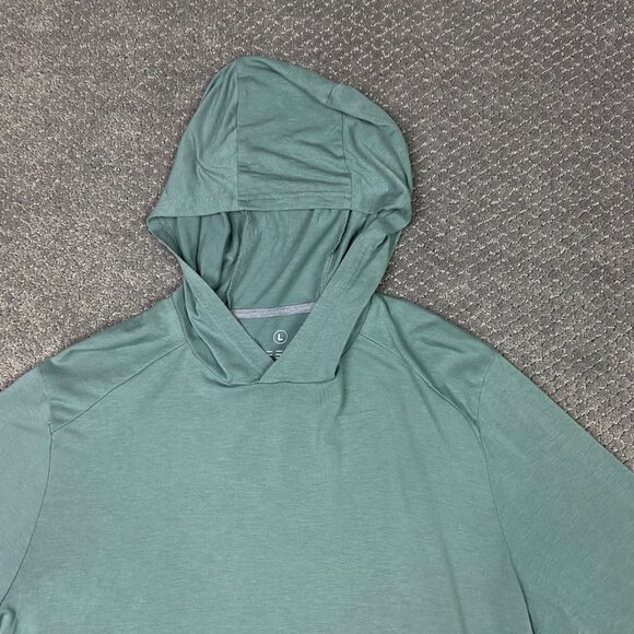 Free Fly Hoodie Men's Large Green Bamboo Shade Performance Lightweight Fishing - Picture 2 of 10